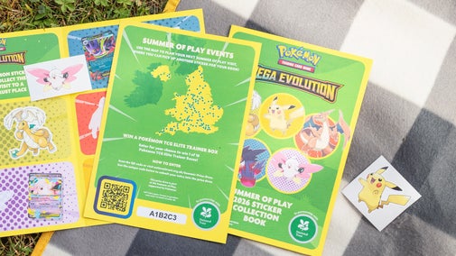 Collect Pokémon stickers during Summer of Play